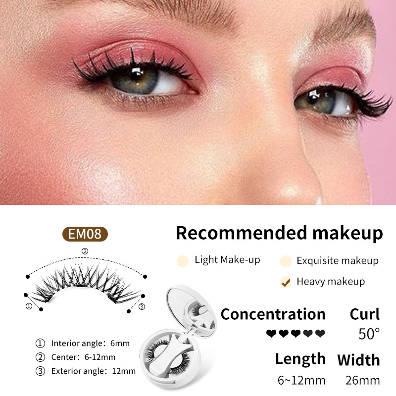 Magnetic Eyelashes with Storage Box