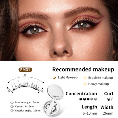 Magnetic Eyelashes with Storage Box