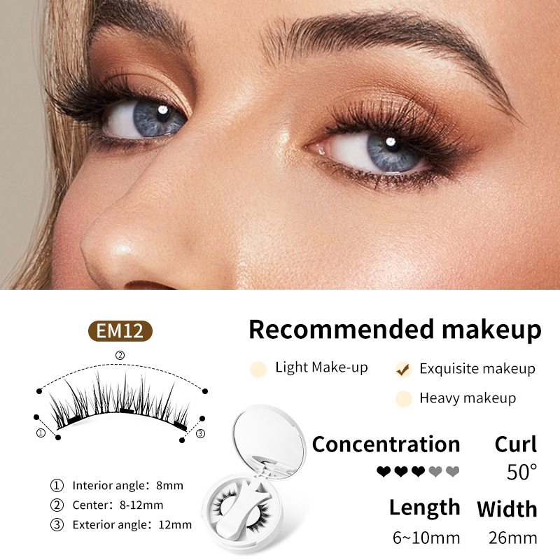 Magnetic Eyelashes with Storage Box